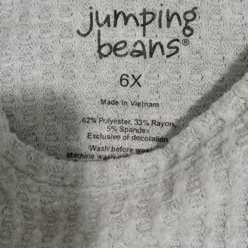 Kids Gray Long Sleeve Top - Picture 2 of 2